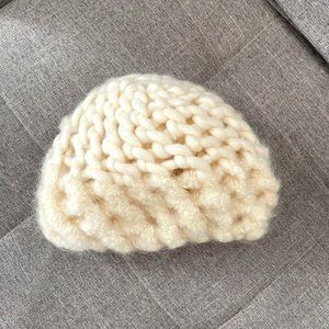 Beautiful Vintage Handmade Chunky Knit Beret